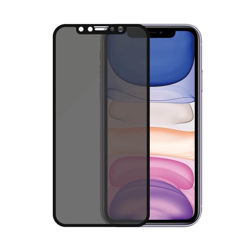 PanzerGlass Case Friendly - Ochrana obrazovky pro mobilní telefon - sklo - s bezpecnostním filtrem - cerná - pro Apple iPhone