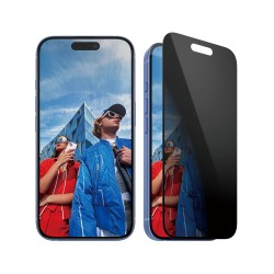 PanzerGlass - Ochrana obrazovky pro mobilní telefon - ultra široký tvar - sklo - s bezpečnostním filtrem - dvoucestné - barva