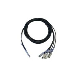 Cisco Direct-Attach Breakout Cable - Síťový kabel - QSFP+ (M) do SFP+ (M) - 3 m - šedá - pro P/N: FPR4225-ASA-K9, HCI-FI-6454
