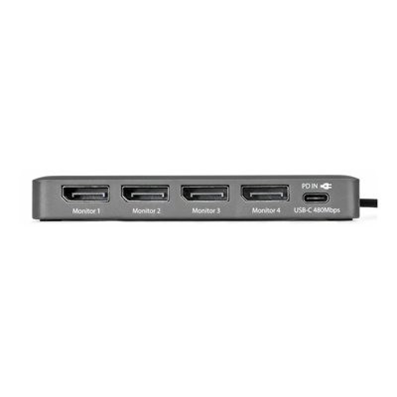 StarTech.com - Dokovací stanice - USB-C / Displayport - 4 x DP - kompatibilní s TAA