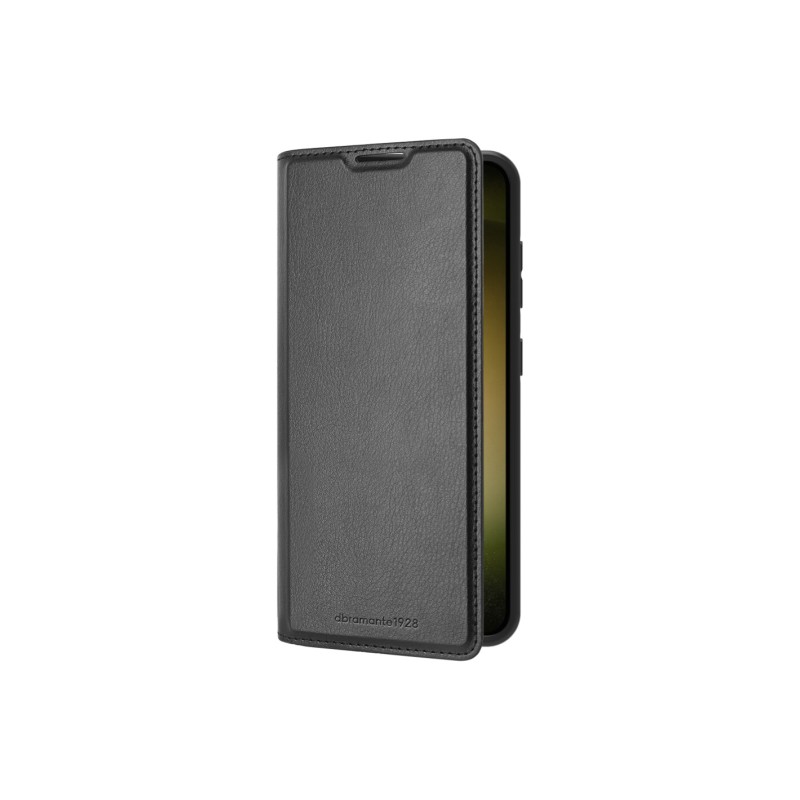 dbramante1928 Bergen - Pouzdro s klopou pro mobilní telefon - veganská kůže - černá - pro Samsung Galaxy S24