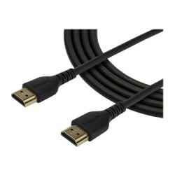 StarTech.com 1m Premium Certified HDMI 2.0 Cable with Ethernet, Durable High Speed UHD 4K 60Hz HDR 10, 3ft Rugged M/M HDMI Cord
