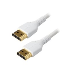 StarTech.com 2m Premium Certified HDMI 2.0 Cable with Ethernet, Durable High Speed UHD 4K 60Hz HDR 10, 6ft Rugged M/M HDMI Cord