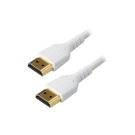 StarTech.com 2m Premium Certified HDMI 2.0 Cable with Ethernet, Durable High Speed UHD 4K 60Hz HDR 10, 6ft Rugged M/M HDMI Cord