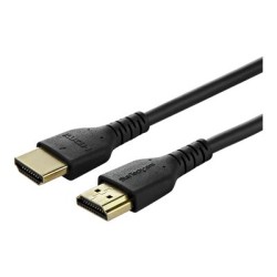 StarTech.com 2m Premium Certified HDMI 2.0 Cable with Ethernet, Durable High Speed UHD 4K 60Hz HDR 10, 6ft Rugged M/M HDMI Cord
