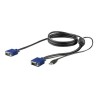 StarTech.com 6 ft. (1.8 m) USB KVM Cable for StarTech.com Rackmount Consoles - VGA and USB KVM Console Cable (RKCONSUV6)