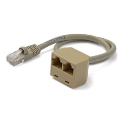 StarTech.com 2-to-1 RJ45 10/100 Mbps Splitter/Combiner - One adapter required at each end of the connection - Síťový rozdělovač