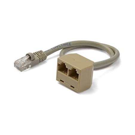 StarTech.com 2-to-1 RJ45 10/100 Mbps Splitter/Combiner - One adapter required at each end of the connection - Síťový rozdělovač