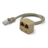 StarTech.com 2-to-1 RJ45 10/100 Mbps Splitter/Combiner - One adapter required at each end of the connection - Síťový rozdělovač