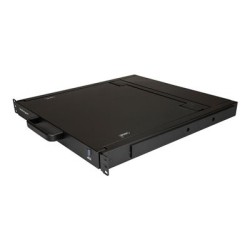 StarTech.com Rackmount KVM Console, Single Port VGA KVM with 17" LCD Monitor for Server Rack, Fully Featured Universal 1U LCD