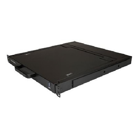 StarTech.com Rackmount KVM Console, Single Port VGA KVM with 17" LCD Monitor for Server Rack, Fully Featured Universal 1U LCD