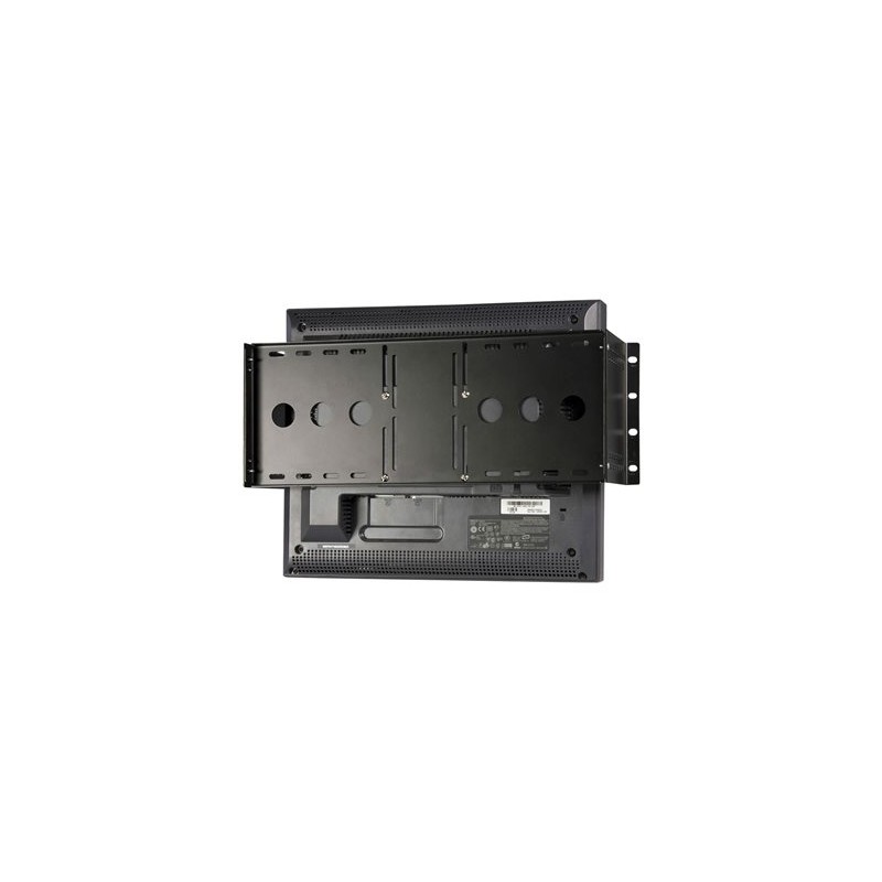 StarTech.com 4U Universal VESA LCD Monitor Mounting Bracket for 19-inch Rack or Cabinet - TAA Compliant - Cold-Pressed Steel