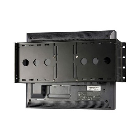StarTech.com 4U Universal VESA LCD Monitor Mounting Bracket for 19-inch Rack or Cabinet - TAA Compliant - Cold-Pressed Steel