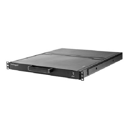 StarTech.com Rackmount KVM Console HD 1080p, Single Port VGA KVM with 17" LCD Monitor for Server Rack, Fully Featured 1U LCD