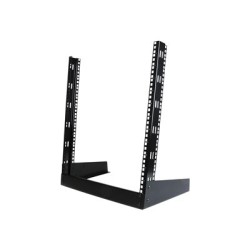 StarTech.com 12U Open Frame Network Rack - 19" 2 Post Free Standing Desktop Rack for Computer, AV, Media, IT, Data & Server