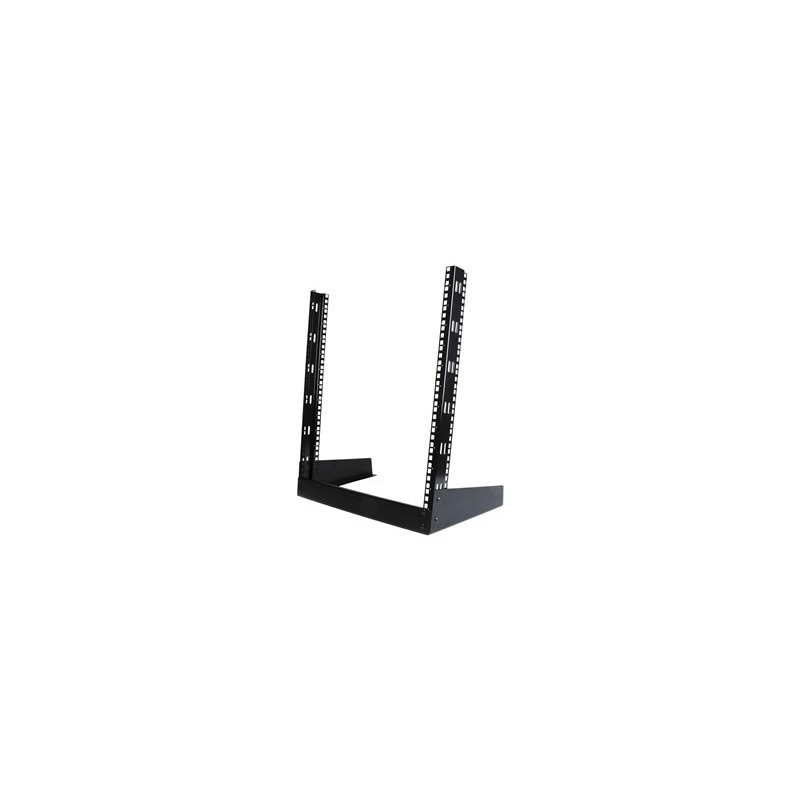 StarTech.com 12U Open Frame Network Rack - 19" 2 Post Free Standing Desktop Rack for Computer, AV, Media, IT, Data & Server