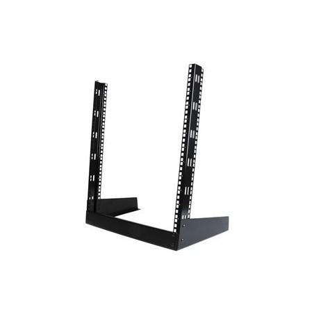 StarTech.com 12U Open Frame Network Rack - 19" 2 Post Free Standing Desktop Rack for Computer, AV, Media, IT, Data & Server