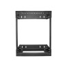 StarTech.com 12U 19" Wall Mount Network Rack, Adjustable Depth 12-20" 2 Post Open Frame Server Room Rack for AV/Data/ IT