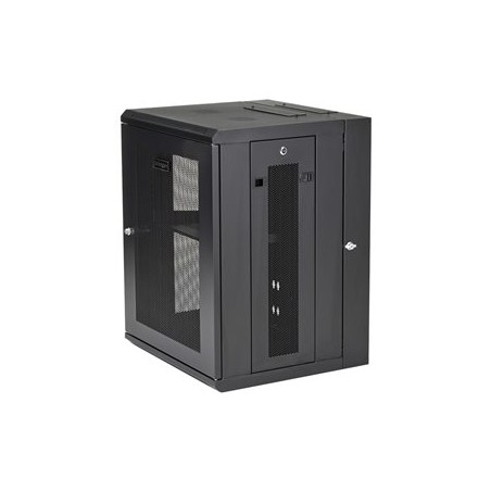 StarTech.com 15U 19" Wall Mount Network Cabinet, 16" Deep Hinged Locking IT Network Switch Depth Enclosure, Assembled Vented
