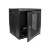StarTech.com 12U 19" Wall Mount Network Cabinet, 20" Deep 4 Post Hinged Locking IT Computer Equipment Enclosure with Shelf