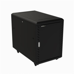 StarTech.com 15U 19" Server Rack Cabinet, 4 Post Adjustable Depth (6-32") Locking Knock Down Network/Computer Equipment