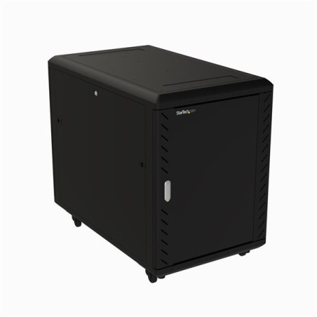 StarTech.com 15U 19" Server Rack Cabinet, 4 Post Adjustable Depth (6-32") Locking Knock Down Network/Computer Equipment