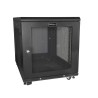 StarTech.com 12U Server Rack Cabinet, 4-Post Adjustable Depth (2" to 30")Network Equipment Rack Enclosure w/Casters/Cable