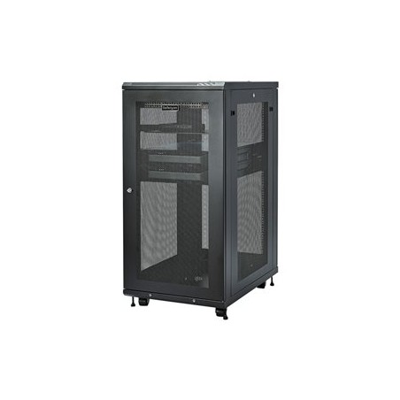 StarTech.com 24U Server Rack Cabinet, 4-Post Adjustable Depth (2" to 30") Network Equipment Rack Enclosure w/Casters/Cable