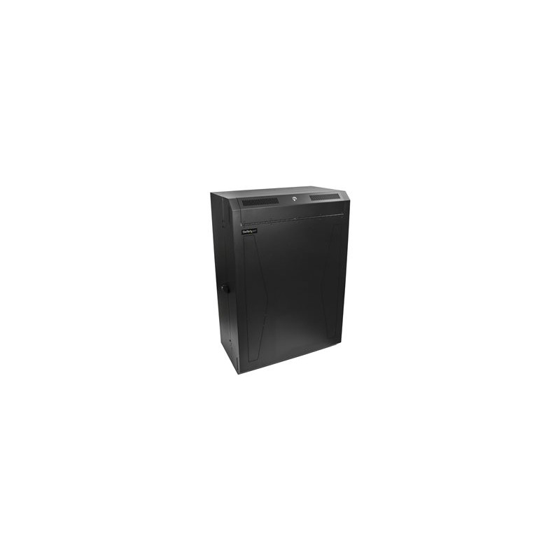 StarTech.com 8U 19" Vertical Wall Mount Server Rack Cabinet, Low Profile (15"), 30" Deep Locking Network Enclosure with 2U for