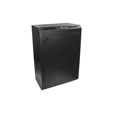 StarTech.com 8U 19" Vertical Wall Mount Server Rack Cabinet, Low Profile (15"), 30" Deep Locking Network Enclosure with 2U for