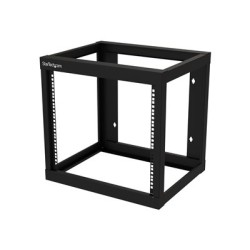 StarTech.com 9U 19" Wall Mount Network Rack 17" Deep 2 Post Open Frame for Server Room/Data/AV/IT/Communication/Computer