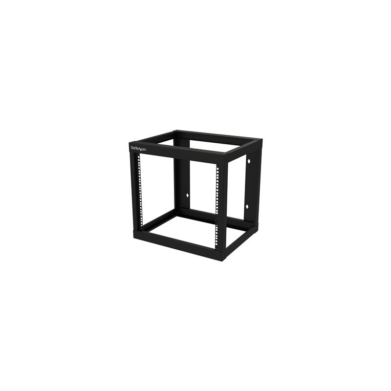 StarTech.com 9U 19" Wall Mount Network Rack 17" Deep 2 Post Open Frame for Server Room/Data/AV/IT/Communication/Computer