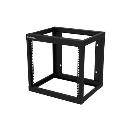 StarTech.com 9U 19" Wall Mount Network Rack 17" Deep 2 Post Open Frame for Server Room/Data/AV/IT/Communication/Computer