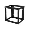 StarTech.com 9U 19" Wall Mount Network Rack 17" Deep 2 Post Open Frame for Server Room/Data/AV/IT/Communication/Computer