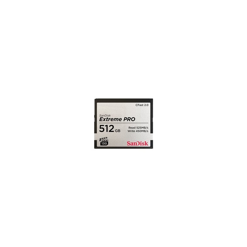 SanDisk Extreme Pro - Paměťová karta flash - 512 GB - CFast 2.0