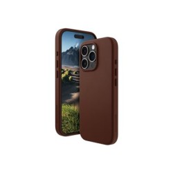 dbramante1928 Roskilde - Zadní kryt pro mobilní telefon - kompatibilita s MagSafe - kůže full-grain - dark tan - pro Apple