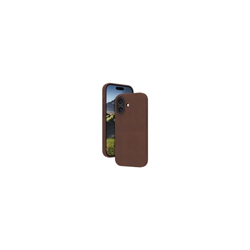 dbramante1928 Roskilde - Zadní kryt pro mobilní telefon - kompatibilita s MagSafe - kůže full-grain - dark tan - pro Apple