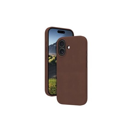 dbramante1928 Roskilde - Zadní kryt pro mobilní telefon - kompatibilita s MagSafe - kůže full-grain - dark tan - pro Apple
