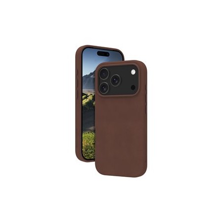 dbramante1928 Roskilde - Zadní kryt pro mobilní telefon - kompatibilita s MagSafe - kůže full-grain - dark tan - pro Apple