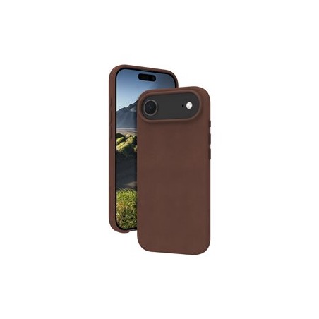 dbramante1928 Roskilde - Zadní kryt pro mobilní telefon - kompatibilita s MagSafe - kůže full-grain - dark tan - pro Apple