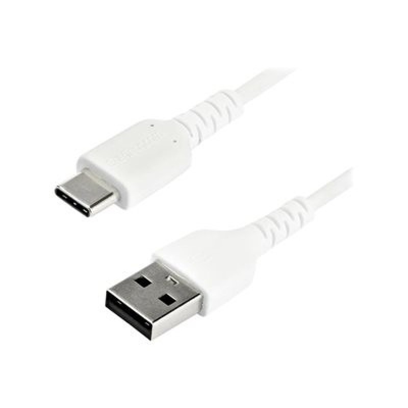 StarTech.com 2m USB A to USB C Charging Cable, Durable Fast Charge & Sync USB 2.0 to USB Type C Data Cord, Rugged TPE Jacket