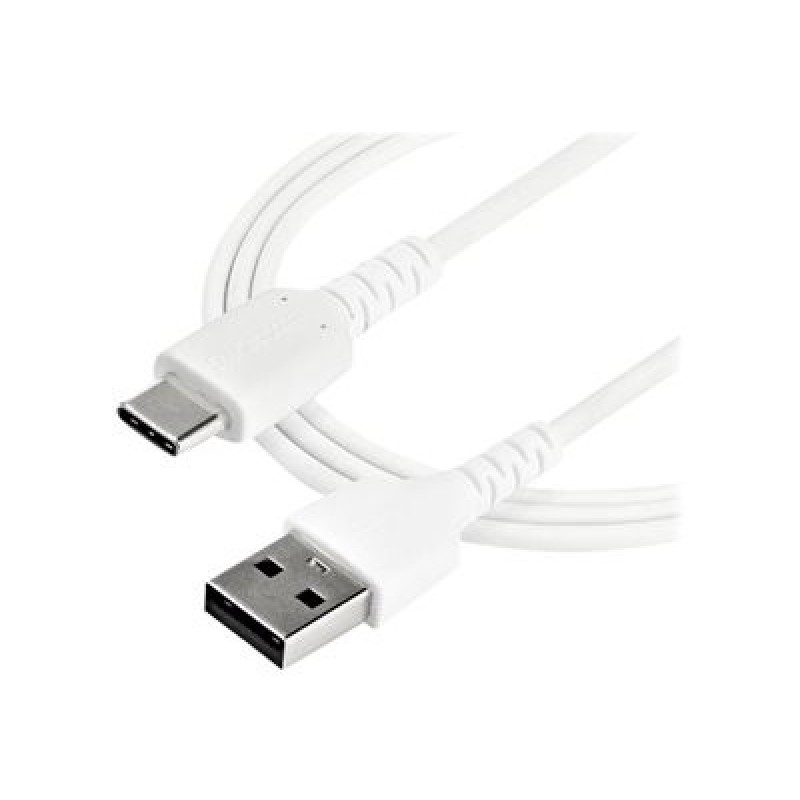 StarTech.com 1m USB A to USB C Charging Cable, Durable Fast Charge & Sync USB 2.0 to USB Type C Data Cord, Rugged TPE Jacket
