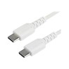 StarTech.com 1m USB C Charging Cable, Durable Fast Charge & Sync USB 2.0 Type C to USB C Laptop Charger Cord, TPE Jacket Aramid