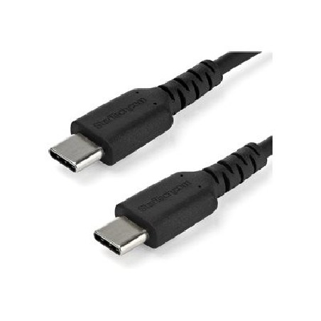 StarTech.com 2m USB C Charging Cable, Durable Fast Charge & Sync USB 2.0 Type C to USB C Laptop Charger Cord, TPE Jacket Aramid