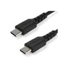 StarTech.com 2m USB C Charging Cable, Durable Fast Charge & Sync USB 2.0 Type C to USB C Laptop Charger Cord, TPE Jacket Aramid