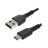 StarTech.com 2m USB A to USB C Charging Cable, Durable Fast Charge & Sync USB 2.0 to USB Type C Data Cord, Rugged TPE Jacket