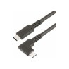 StarTech.com 6ft (2m) Rugged Right Angle USB-C Cable, USB 3.2 Gen 1 (5 Gbps), USB C to C Data Transfer Cable, 4K 60Hz DP Alt