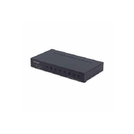 StarTech.com 8-Port HDMI KVM Switch w/1U Rack Mount Kit, 4K 60Hz - Prepínac KVM - 8 x KVM port(s) - 1 místní uživatel - desktop