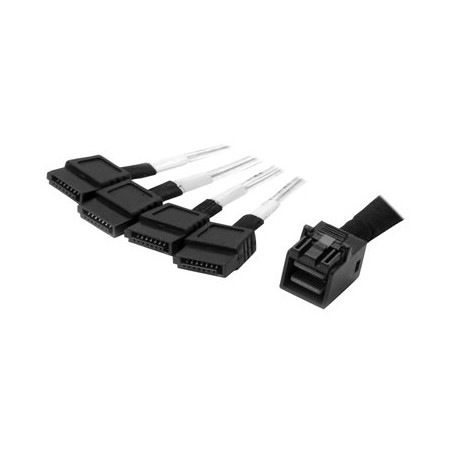 StarTech.com 1m Internal Mini SAS to SATA Cable - SFF-8643 to 4x SATA (SAS43SAT1M) - Kabel SATA/SAS - 4 x Mini SAS HD
