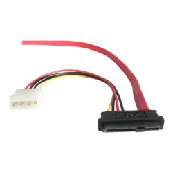 StarTech.com 18in SAS 29 Pin to SATA Cable with LP4 Power - 18in SAS 29 pin to SATA Cable - 18in SFF 8482 to SATA (SAS729PW18)